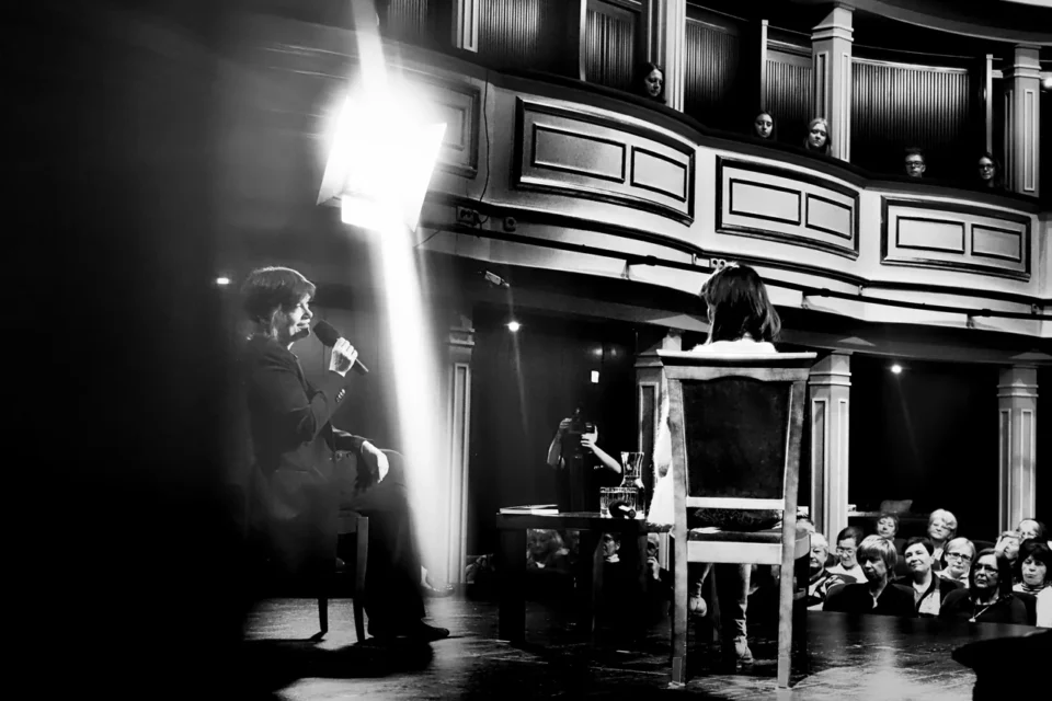 OLYMPUS DIGITAL CAMERA          01 03 2016 BITWA O KULTURE PROWADZENIE GRAŻYNA LUTOSLAWSKA GOSC Malgorzata Sobieszczak - Marciniak FOT DOROTA AWIORKO