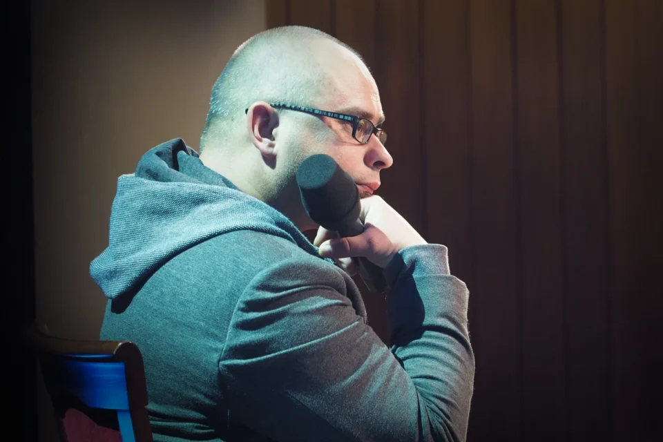 21 04 2015 LUBLIN UL JEZUICKA TEATR STARY BITWA O KULTURE Z UDZIALEM JOANNY SZCZEPKOWSKIEJ FOT WOJCIECH NIESPIALOWSKI / TS