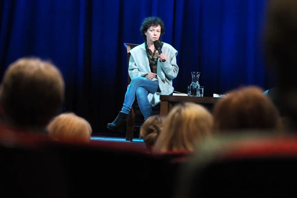 21 04 2015 LUBLIN UL JEZUICKA TEATR STARY BITWA O KULTURE Z UDZIALEM JOANNY SZCZEPKOWSKIEJ FOT WOJCIECH NIESPIALOWSKI / TS