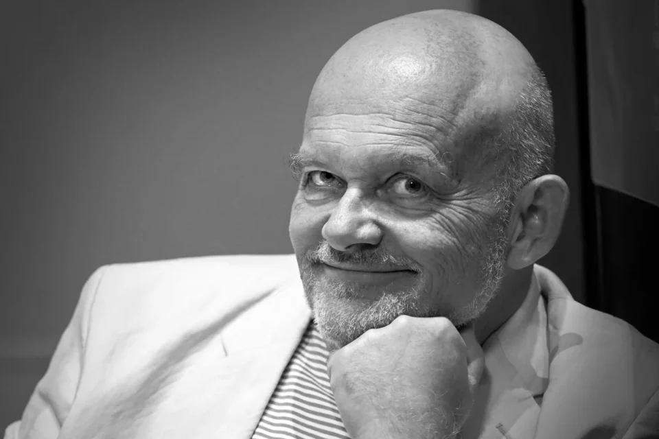 06 09 2015 LUBLIN UL JEZUICKA TEATR STARY ROZMOWA Z TWORCAMI SPEKTAKLU TELEWIZJI PT WALIZKA - ADAM FERENCY