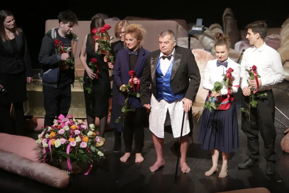 06 01 2017 LUBLIN UL JEZUICKA TEATR STARY PREMIERA SPEKTAKLU WIELORYB THE GLOBE FOT WOJCIECH NIESPIALOWSKI