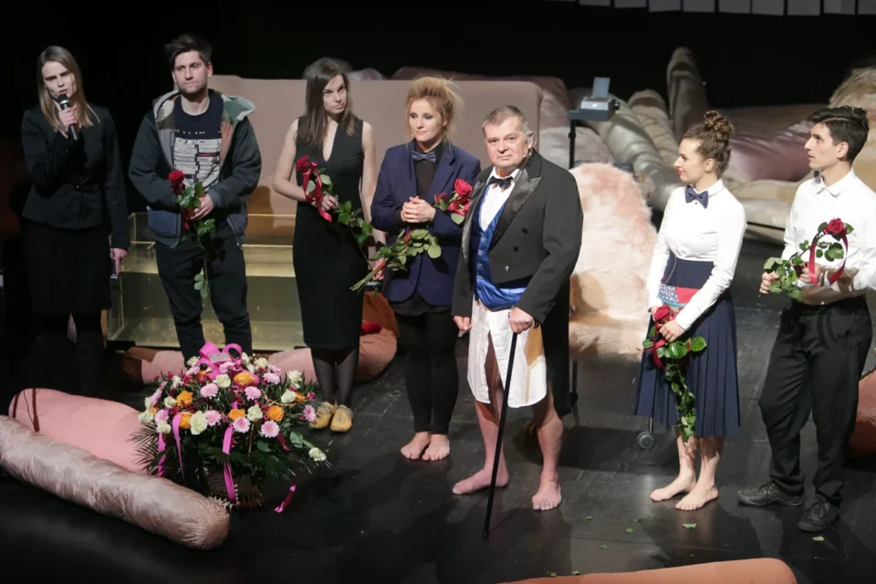 06 01 2017 LUBLIN UL JEZUICKA TEATR STARY PREMIERA SPEKTAKLU WIELORYB THE GLOBE FOT WOJCIECH NIESPIALOWSKI