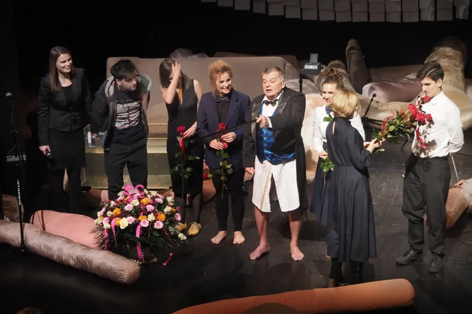 06 01 2017 LUBLIN UL JEZUICKA TEATR STARY PREMIERA SPEKTAKLU WIELORYB THE GLOBE FOT WOJCIECH NIESPIALOWSKI