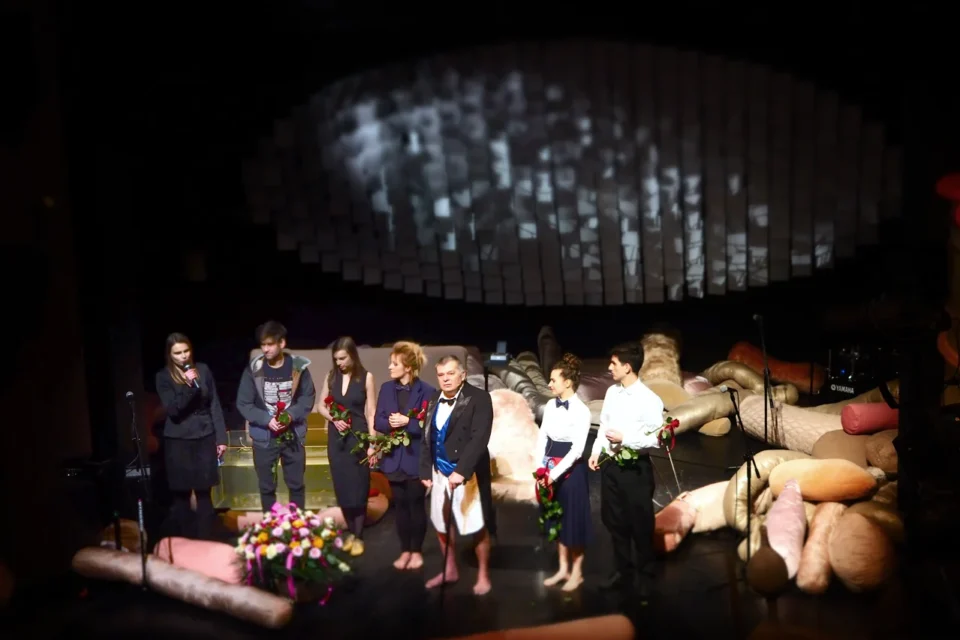 06 01 2017 LUBLIN UL JEZUICKA TEATR STARY PREMIERA SPEKTAKLU WIELORYB THE GLOBE FOT WOJCIECH NIESPIALOWSKI