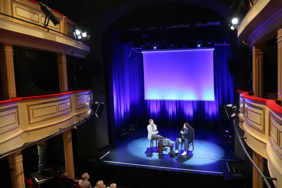 16 09 2014 LUBLIN JEZUICKA TEATR STARY SPOTKANIE Z  MARIUSZEM WILCZYNSKIM FOT WOJCIECH NIESPIALOWSKI / TS