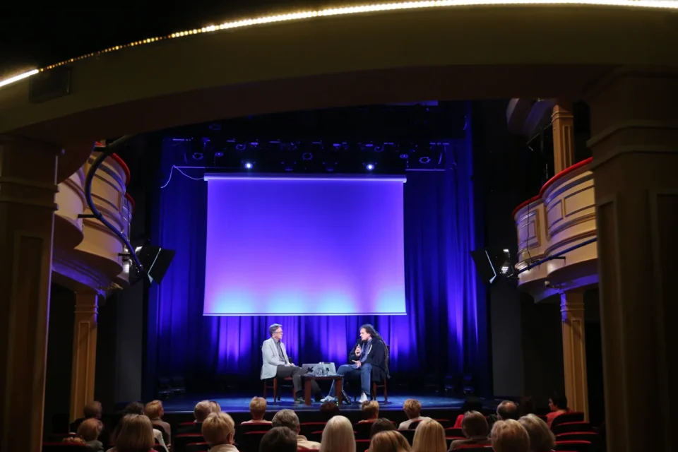 16 09 2014 LUBLIN JEZUICKA TEATR STARY SPOTKANIE Z  MARIUSZEM WILCZYNSKIM FOT WOJCIECH NIESPIALOWSKI / TS