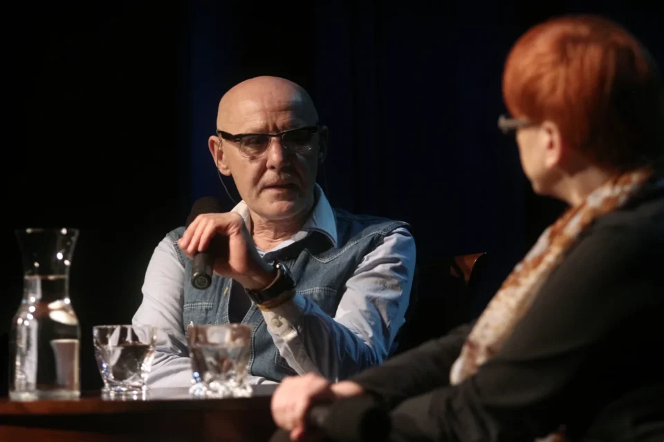 22 04 2013 LUBLIN UL JEZUICKA TEATR STARY KINO W TEATRZE STARYM Z TOMASZEM WISZNIEWSKIM PROWADZENIE MAGDALENA SENDECKA FOT WOJCIECH NIESPIALOWSKI