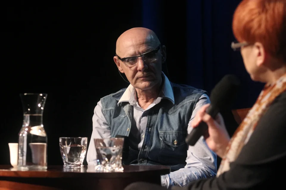 22 04 2013 LUBLIN UL JEZUICKA TEATR STARY KINO W TEATRZE STARYM Z TOMASZEM WISZNIEWSKIM PROWADZENIE MAGDALENA SENDECKA FOT WOJCIECH NIESPIALOWSKI