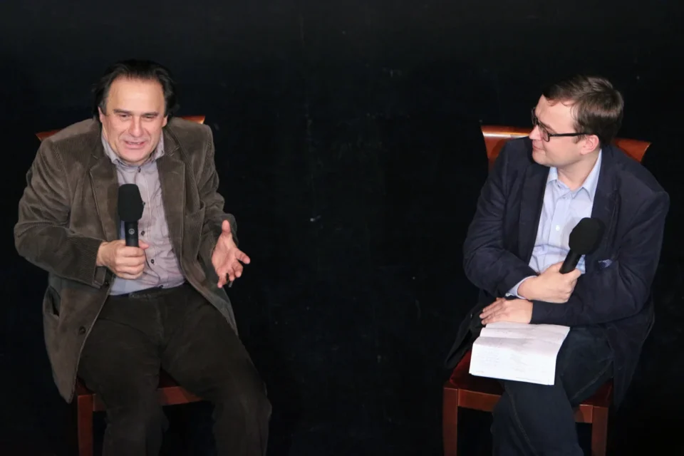 18 11 2012 LUBLIN TEATR STARY - PROBA - OBUDZ SIE I POCZUJ SMAK KAWY- BRONISLAW WROCLAWSKI FOT DOROTA AWIORKO - KLIMEK