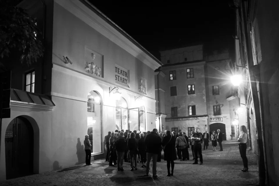 11 10 2014 LUBLIN UL JEZUICKA TEATR STARY  WYSOCKI -POWROT DO ZSRR - TEATR NOWY W KRAKOWIE FOT WOJCIECH NIESPIALOWSKI / TS