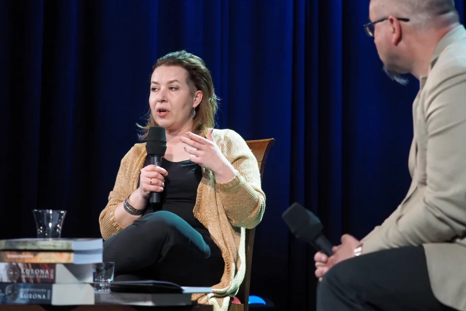 12 05 2015 LUBLIN UL JEZUICKA TEATR STARYBITWA O LITERATURE - ELZBIETA CHEREZINSKA FOT WOJCIECH NIESPIALOWSKI / TS